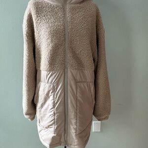 Zella Beige Teddy Jacket